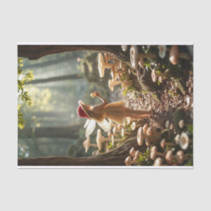 Papel De Seda Navidades Mushroom Fairy Decoupage