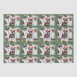 Papel De Seda Navidades muy Schnauzer