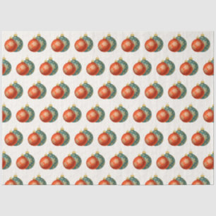 Papel De Seda Navidades Naranja Ornaments Tissue Paper