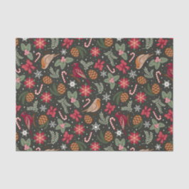 Papel De Seda Navidades naturales de Ditsy