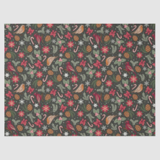 Papel De Seda Navidades naturales de Ditsy