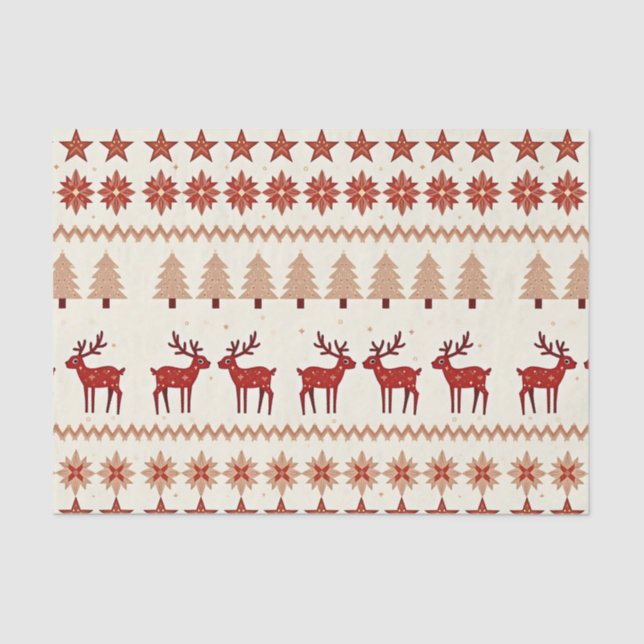 Papel De Seda Navidades nórdicos (Anverso)