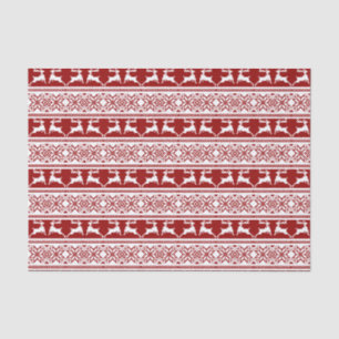 Papel De Seda Navidades nórdicos renos escandinavos