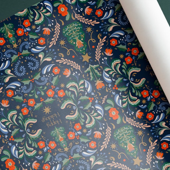 Papel De Seda Navidades nórdicos retro vintage (Subido por el creador)