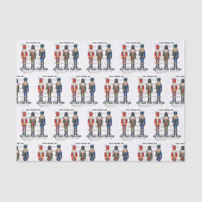 Papel De Seda Navidades Nutcracker (Anverso)