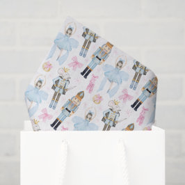 Papel De Seda Navidades Nutcracker de acuarela