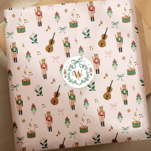 Papel De Seda Navidades Nutcracker modernos doblan el patrón de