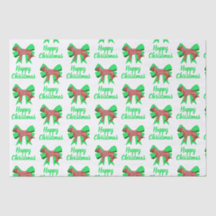 Papel De Seda Navidades Pastores Alemanes Perro y Vaca Verde Bla