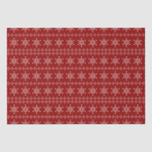 Papel De Seda Navidades Patrón de copos de nieve personalizado f