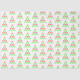 Papel De Seda Navidades paw mascota diseño de árbol patrón rojo 