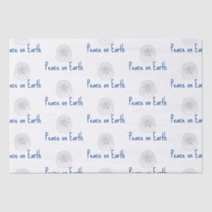 Papel De Seda Navidades Paz en Patrulla del Dólar de Arena en la