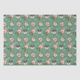 Papel De Seda Navidades Pembroke Welsh Corgi Dogs