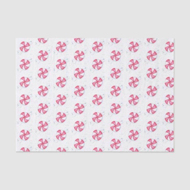 Papel De Seda Navidades Peppermint Candy (Anverso)