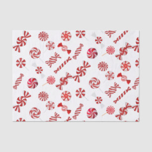 Papel De Seda Navidades Peppermint Candy