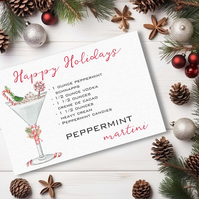 Papel De Seda Navidades Peppermint Martini Cocktail Receta (Subido por el creador)