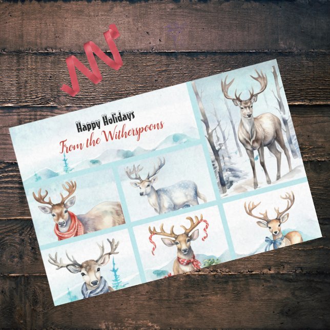 Papel De Seda Navidades personalizados de reno escarvan invierno (Subido por el creador)