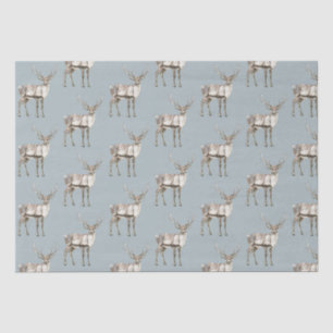 Papel De Seda Navidades Pine Green Rustic Deer