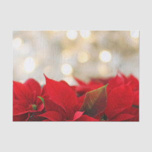 Papel De Seda Navidades Poinsettia