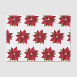 Papel De Seda Navidades Poinsettia
