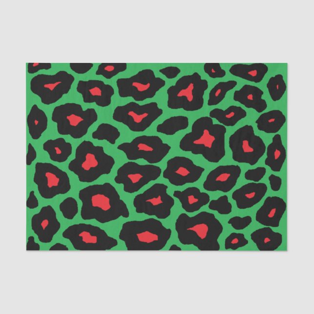 Papel De Seda Navidades Pop Leopard (Anverso)