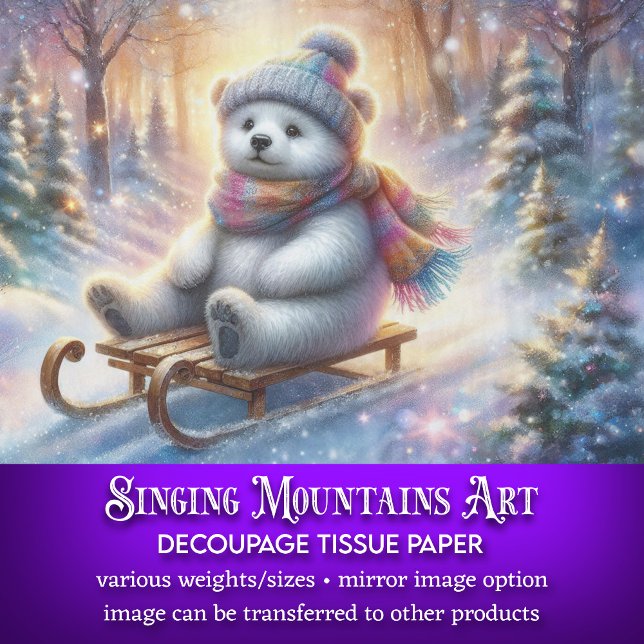 Papel De Seda Navidades portan la desconexión de Woodland Winter (Subido por el creador)