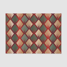 Navidades Red Red Green Art Deco