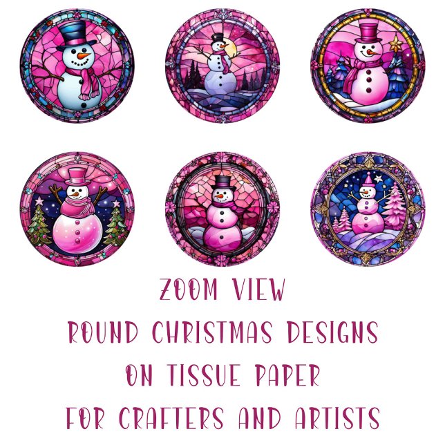 Papel De Seda Navidades redondos Imagen DIY Desenmascarar artesa (Subido por el creador)