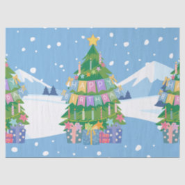 Papel De Seda Navidades regalo del 25 de diciembre según periódi