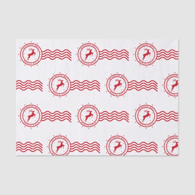 Papel De Seda Navidades renos (Anverso)