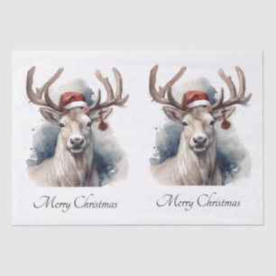 Papel De Seda Navidades renos, personalizable