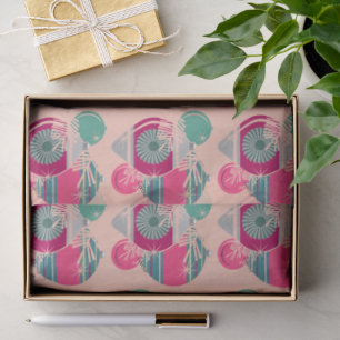 Papel De Seda Navidades Retro Shiny Brite Ornamets