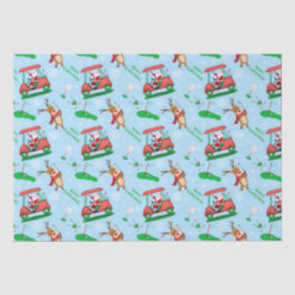 Papel De Seda Navidades Saboreando El Patrón De Renos