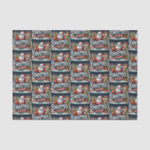 Papel De Seda Navidades Santa
