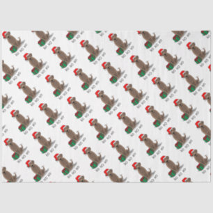 Papel De Seda Navidades Santa Chocolate Labrador Recupera curios