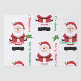 Papel De Seda Navidades Santa Claus