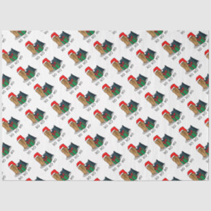 Papel De Seda Navidades Santa Hat Yorkshire Terrier Yorkie Cute