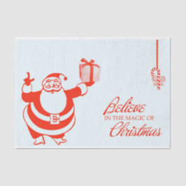 Papel De Seda Navidades santa mágica