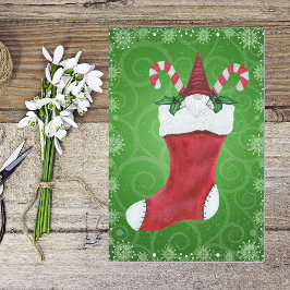 Papel De Seda Navidades se ganan Gorra de barba blanca en verde 