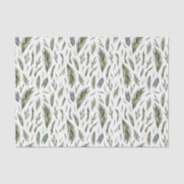 Papel De Seda Navidades simples de acuarela de productos botánic