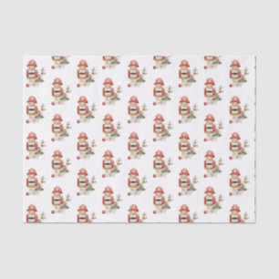 Papel De Seda Navidades simples de Nutcracker de acuarela