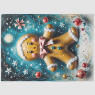 Papel De Seda Navidades singulares de Gingerbread