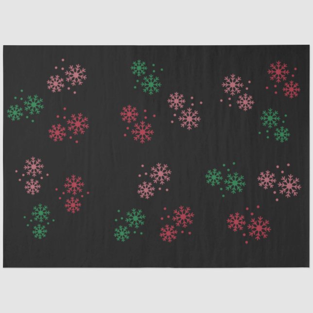 Papel De Seda Navidades Snowflake (Anverso)