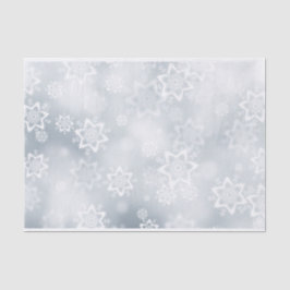 Papel De Seda Navidades Snowflakes
