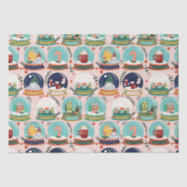 Papel De Seda Navidades snowglobe//Gnome//Gingerbread House//