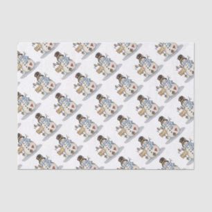 Papel De Seda Navidades Snowman