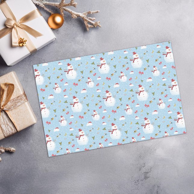 Papel De Seda Navidades Snowmen Delights (Subido por el creador)