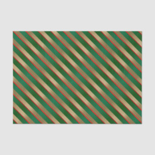 Papel De Seda Navidades Stripe Holiday