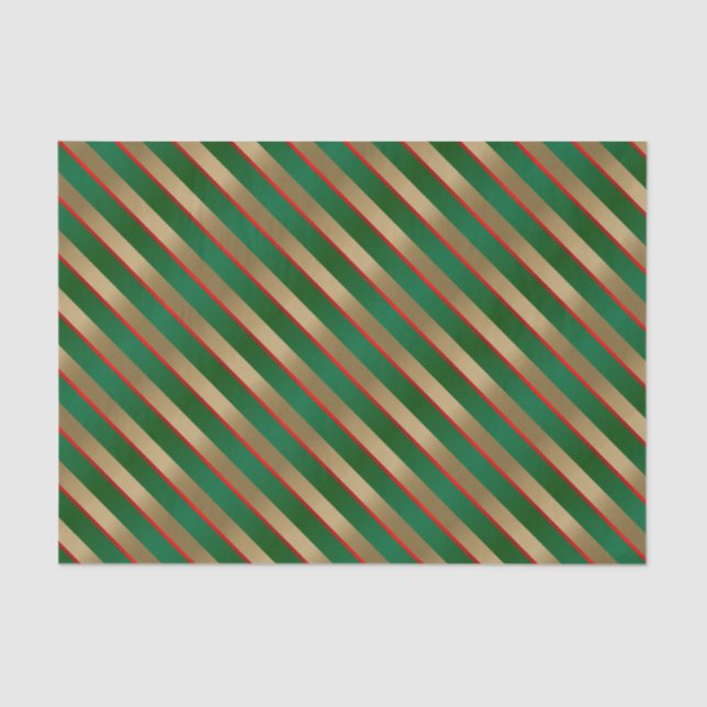 Papel De Seda Navidades Stripe Holiday (Anverso)