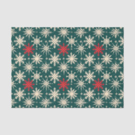 Papel De Seda Navidades Tartán y árboles sin mar