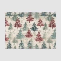 Navidades Tartán y árboles sin mar